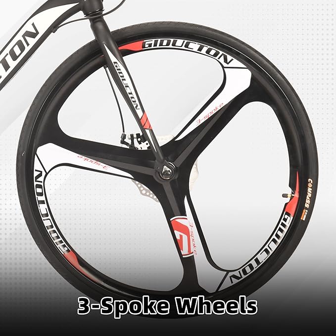 EUROBIKE YH-XC550 Road Bike for Men 54cm Frame Bicycle 700C Wheels Aluminium Rims 21 Speed Dual Disc Brake Commuter Bikes