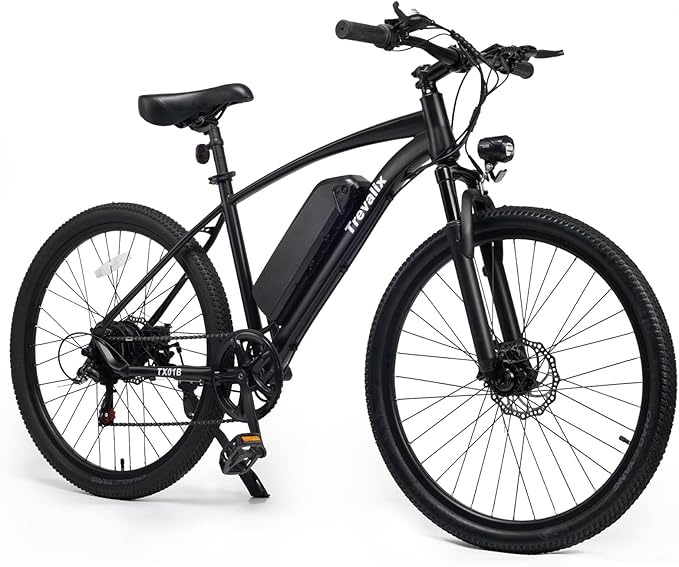 Electric Bike for Adults, 50/74 Miles 20 MPH Mountain EBike, Cadence/Torque Sensor with 500W Peak E Bike, 10.4/15.6Ah Removable Battery, 26“ Puncture-resistant Tires bike with Shimano 6-Speed