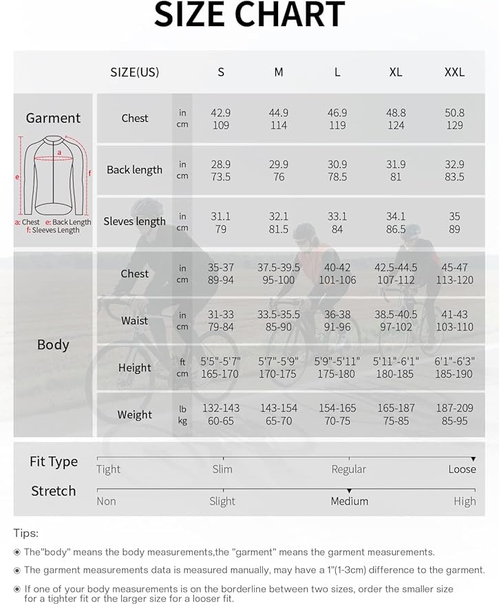 ARSUXEO Men's Half Zipper Cycling Jerseys Long Sleeves Mountain Bike Shirts 6031