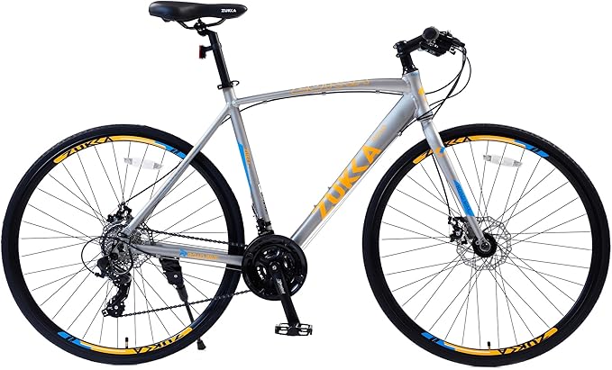 24 Speed Hybrid Bike Disc Brake 700C Road Bike for Men Women's City Bicycle