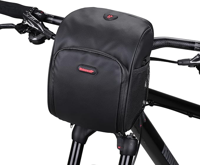 Rhinowalk Bike Handlebar Bag Bike Front Bag Road Bike Bag Bike Frame Bag Bike Basket Bag Bicycle Bag Professional Cycling Accessories-L