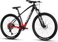 TRIFOX Carbon Fiber Mountain Bike,29er Carbon Mountain Bike with Shimano M6100 Deore Groupset 12-Speed,Carbon Fiber Frame,Hydraulic Fork 130mm Travel,/17/19 inch