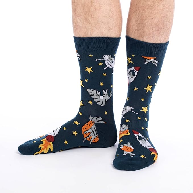 Good Luck Sock Novelty Crew Socks for Adults - For Men, Women and Teens