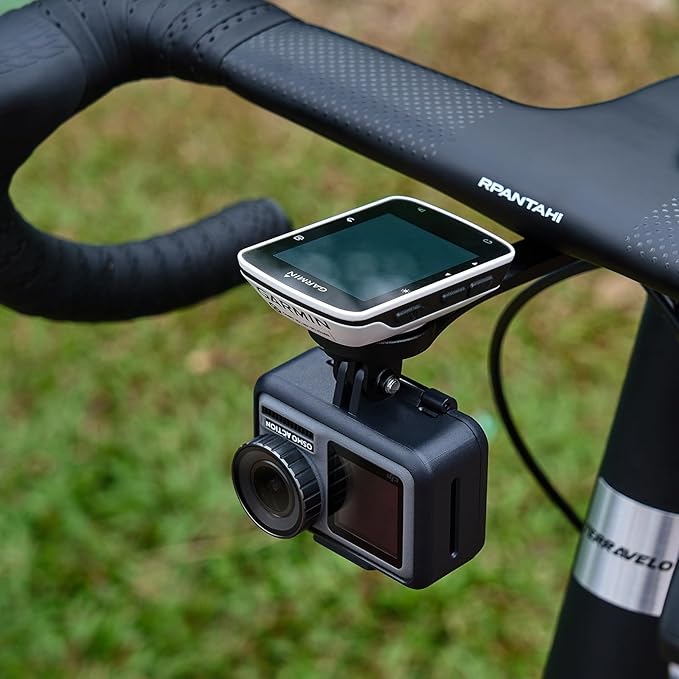 corki Cycles Out Front Handlebar Mounted Cycle Computer Bike Mount Compatible with Garmin Wahoo Bryton Cateye