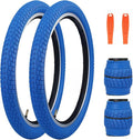 12/16/20x2.125 Bike Tires 1/2 Pack 12/16/20 Inch Kids Folding Replacement Tire/Tube Suitable for Tires 12/20x2.1 12/16/20x2. 125 12/20x2.25, Multiple Colors