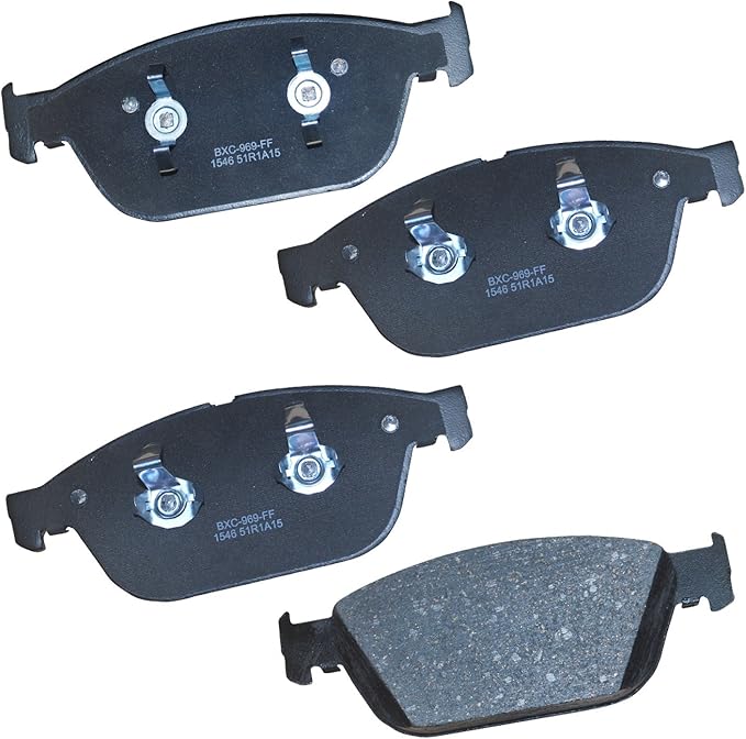 Bendix Premium SBC1546 Ceramic Front Brake Pads for Audi A8 Quattro 2013-2012, A8 Quattro 2018-2015, SQ5 2017-2014