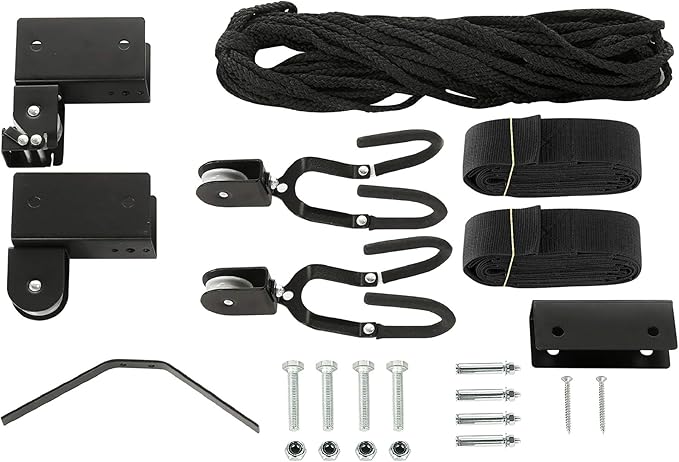 Kayak Hoist - Overhead Garage Storage - Pulley System with 125lb Capacity for Kayak, Canoe, or Bicycle by Bike Lane