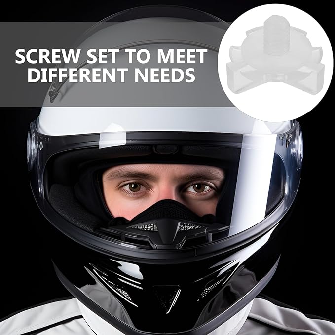 Motorcycle Helmet Visor Screw Kit Cycling Dirt Bike Helmet Replacement Screws with Washers for Off-road