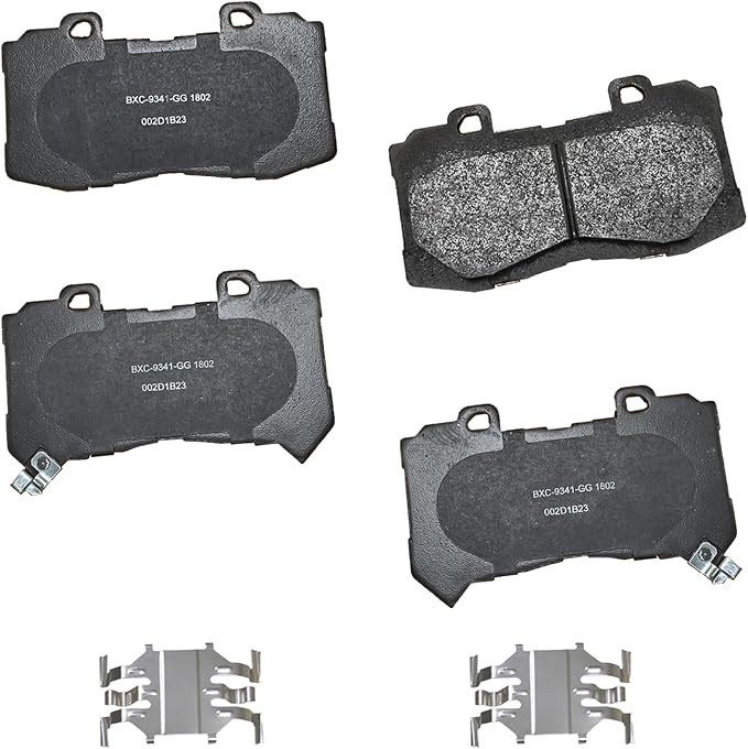 Bendix Premium SBC1802 Ceramic Front Brake Pads for Chevrolet Colorado 2020-2015, GMC Canyon 2020-2015