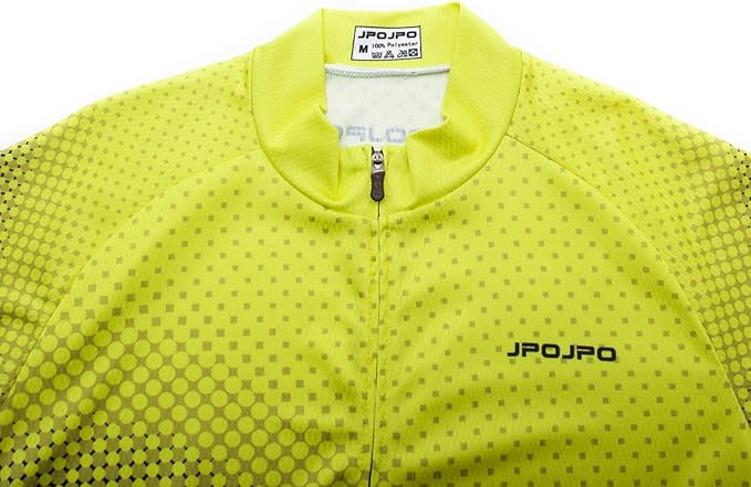JPOJPO Men's Cycling Jersey Bike Shirt Short Sleeve MTB Summer Clothing Bicycle Tops Jacket S-3XL