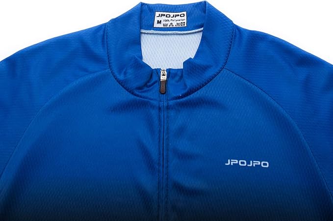 JPOJPO Men's Cycling Jersey Bike Shirt Short Sleeve MTB Summer Clothing Bicycle Tops Jacket S-3XL