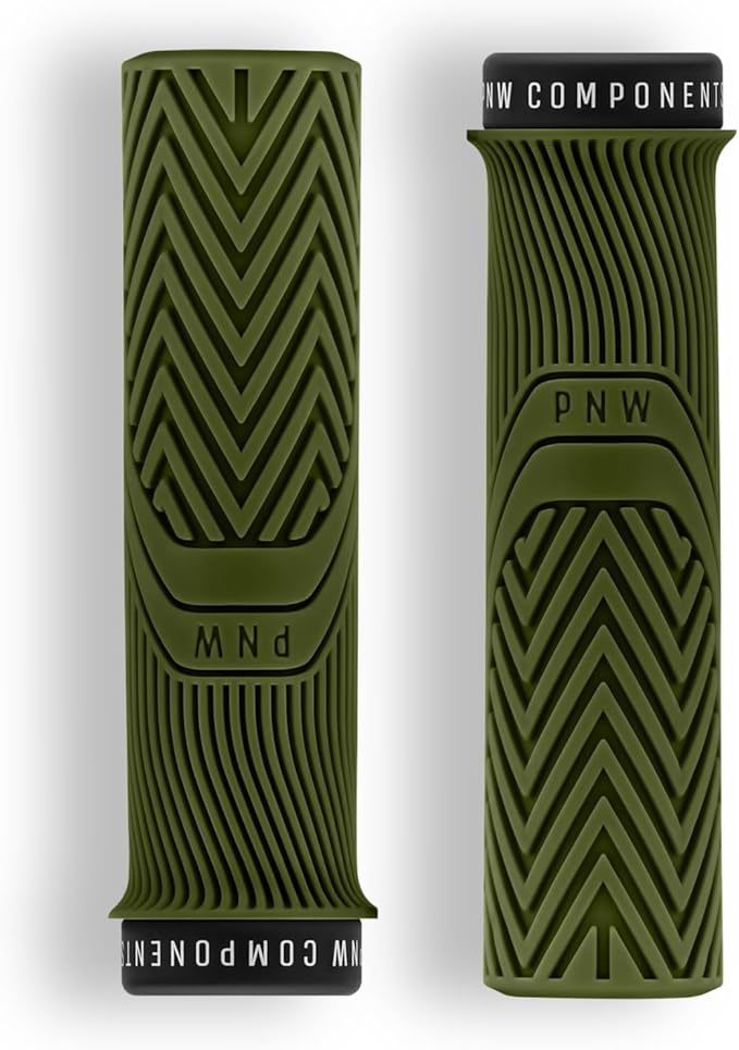 PNW Components Loam MTB Bike Grips – Lock-On Mountain Bike Handlebar Grips – 25A Tacky Rubber – Ergonomic Trail & Enduro Grip – 30mm or 34mm – Multiple Colors