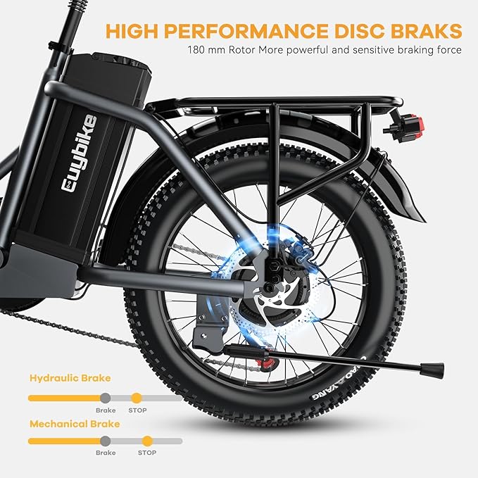 3000W/2000W Peak Dual Motor/Single Motor Foldable Electric Bike for Adults, 52V 30Ah Removable Battery, 35 MPH & 120 Miles, 20"x4.0" Fat Tire Mountain Bicycle, Magnesium Alloy Frame Dirt Ebike