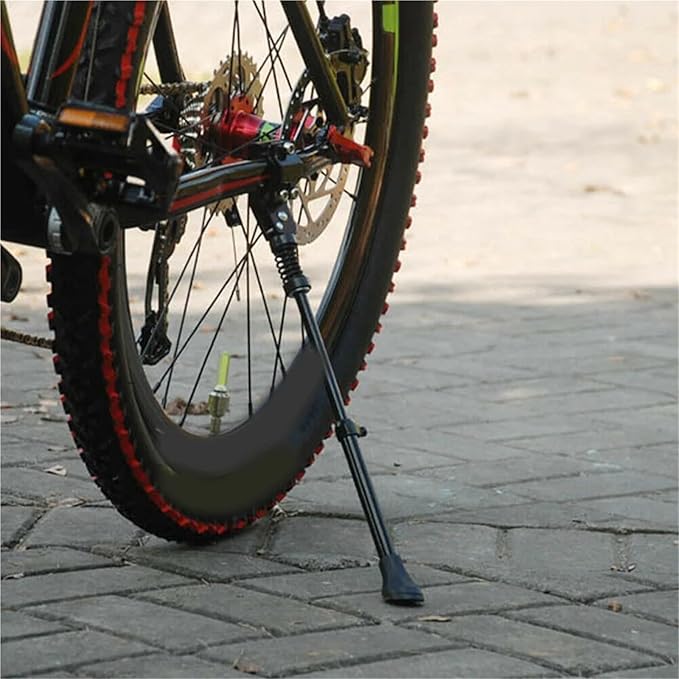 Bike Kickstand 2 PCS Adjustable Bicycle Kickstand Aluminum Alloy Bike Parking Rack Mountain Support for Bicycle