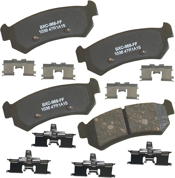 Bendix Premium SBC1036 Ceramic Rear Brake Pads for Chevrolet Optra 2006-2004, Suzuki Forenza 2006-2004, Reno 2006-2005