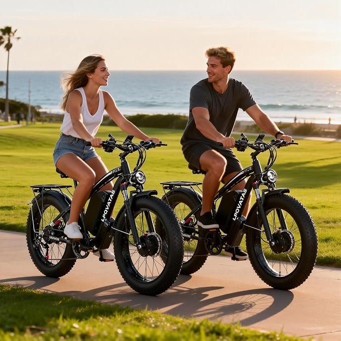 9000W Peak AWD-Ebike-Dual-Motor-Electric-Bike for Adults-Men, 52V 1768Wh Dual-Motor-Ebike 42-46M PH-Hunting-Ebike Long Range Dirtbike, 24"*4.0" Fat-Tire-Electric-Bicycle Mountain Bike Snow