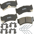 Bendix Premium SBC668 Ceramic Front Brake Pads for Nissan 200SX 1998-1995, Lucino 1998-1996, Sentra 1999-1995