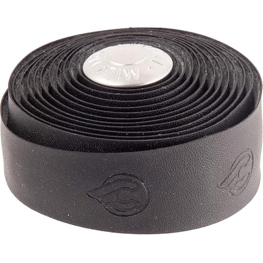 Cinelli Vegan Eco-Leather Bicycle Handlebar Tape, Black