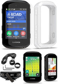 Garmin Edge 850 Compact GPS Cycling Computer Bundle - Color Touchscreen Display, Bike-Specific Mapping, Advanced Training & Performance with PlayBetter Silicone Case (White) & HD Screen Protectors