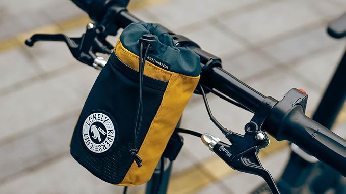 ULAC NEO PORTER C-HOLD Bike Feed Bag for Top Tube, Handlebar, Stem and Saddles (Bumblebee, Small)