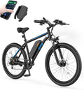 28 MPH Electric Bikes for Adults 1600W Peak Motor EBike 26 inch 90 Miles Max Range Mountain Ebikes with 48V Removable Battery Electric Bicycle with Front Suspension 7 Speed E Bike