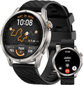 KOSPET Magic R10 Smart Watch for Men Women with GPS, 50-Day Battery Life, 1.43" AMOLED, 5ATM Waterproof Fitness Watch with Heart Rate/Sleep Tracker, Voice Assistants (Silver)