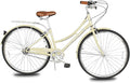 Tracer Osaka Hybrid Bikes, Steel Frame, Shimano Nexus Inter 3/7 Speed, Brown Seat Brown Grips, Road Bike, City Bike, Multiple Colors