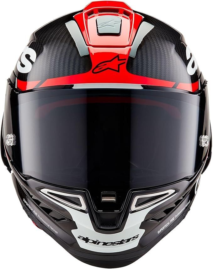 Alpinestars Supertech R10 Element Helmet, Carbon Fiber, Aerodynamic Full-Face Design, Ventilation & Safety, DOT & ECE Certified for Street & Track Riders