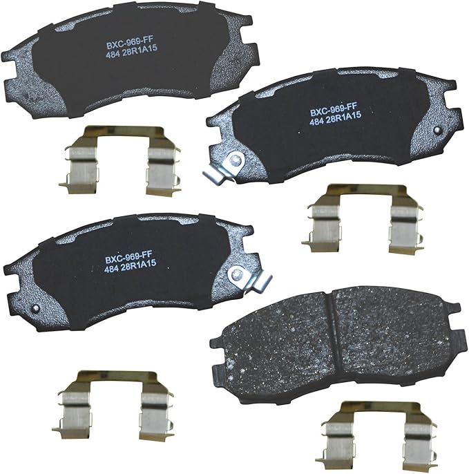 Bendix Premium SBC484 Ceramic Front Brake Pads for Select Models Chrysler Cirrus,Sebring,Dodge Avenger,Colt,Stratus,Eagle GTX,Summit,Talon,Vista,Mitsubishi Eclipse,Expo,Galant,Mirage,Plymouth Laser