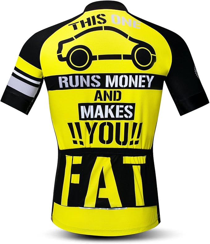 Men's Cycling Jerseys Tops Biking Shirts Short Sleeve Full Zipper Bike Clothing
