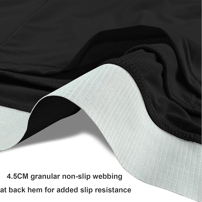 Wulibike Cycling Jersey Men Short Sleeve, Road Bike Shirts 1/4 Zipper with Pockets, Bicycle Clothing Breathable Quick Dry