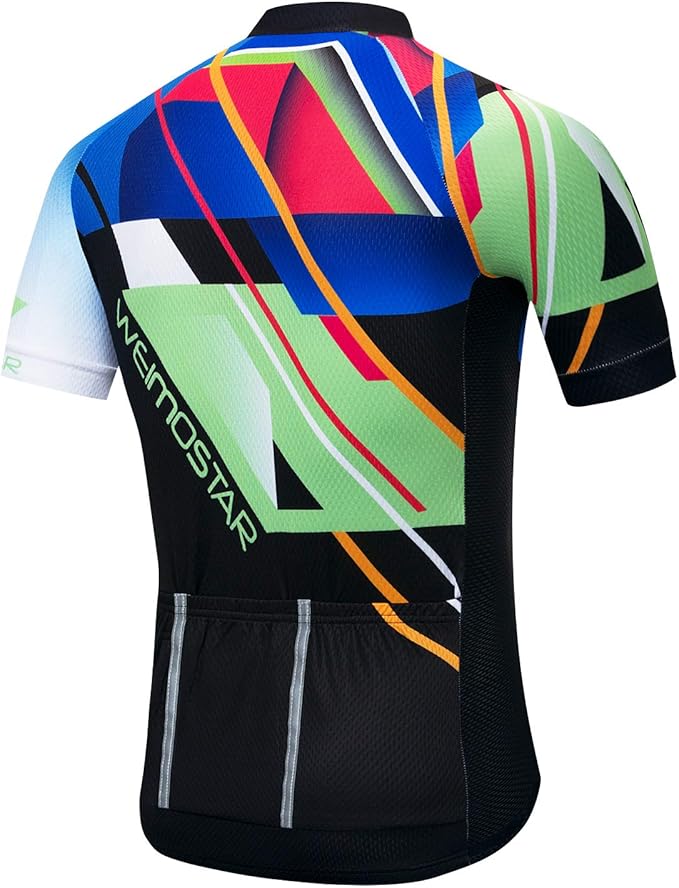 Cycling Jersey Mens Road Bicycle Clothing Summer Short Sleeve Breathable Cycling Tops