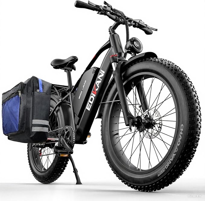E Bikes for Adults Electric,51 MPH/48 MPH Fast Ebike Peak 5000W/3000W 32AH 52V 130 Miles Max, Dual Motor Electric Bike Fat Tire E Bike for Men, 26" Electric Bicycle for Snow Off-Road, Hydraulic Brakes