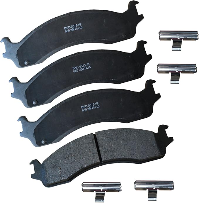 Bendix Premium SBC655 Ceramic Front Brake Pads for Select Models Dodge B2500,B3500,Ram 2500 Van,3500 Ford E-150,E-250,E-250 Econoline,E-350 Club Wagon,Econoline Super Duty,E-450 F-250,HD,F-350,P-350