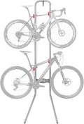 CXWXC 2 Bike Storage Rack (Max. 120LBS) - Gravity Wall Bike Rack - Fully Adjustable Bike Rack Garage,Home or Apartments - Vertical Bike Stand for Road, Mountain, and Hybrid Bicycles