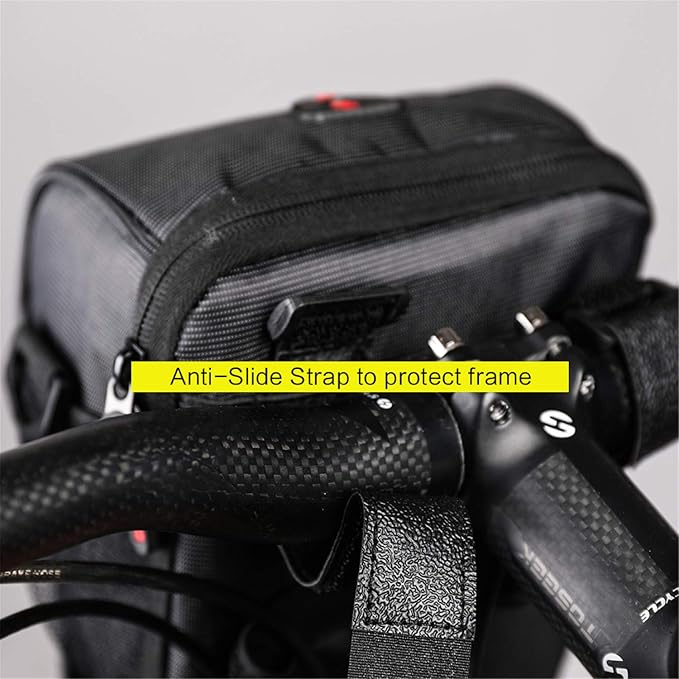 Rhinowalk Bike Handlebar Bag Bike Front Bag Road Bike Bag Bike Frame Bag Bike Basket Bag Bicycle Bag Professional Cycling Accessories-M
