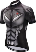 Weimostar Men's Cycling Jersey Short Sleeve Bike Clothing Multicolored Diamond