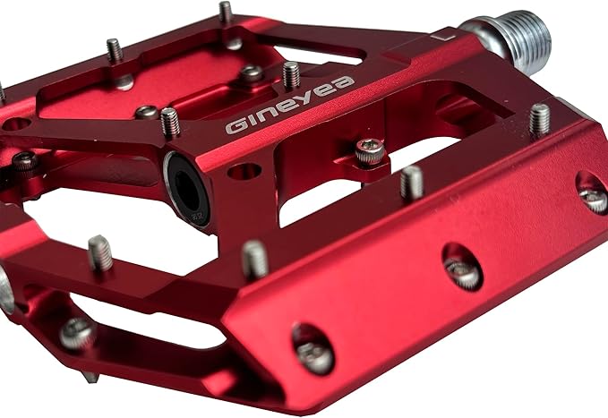 Mountain Bike Pedals, Aluminum Alloy Flat Platform, 9/16" Sealed Bearing, Lightweight Bike Pedals for MTB BMX Road Bicycle