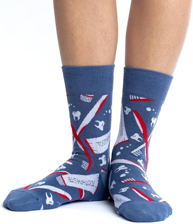 Good Luck Sock Novelty Crew Socks for Adults - For Men, Women and Teens