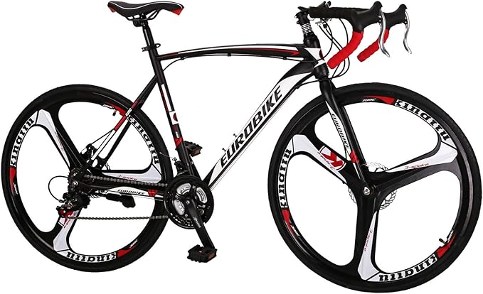EUROBIKE OBK XC550 Road Bikes for Men 54cm Frame 21 Speed Gears 700C Wheels Mens Bicycle City Commuter Bicycle for Adult