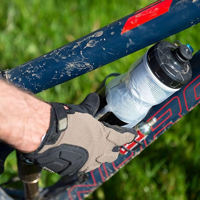 Blackburn Clutch Carbon Side-Entry Bike Bottle Cage (Red, Left)