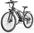 Electric Bike for Adults, 1500W Peak Motor, Up to 25 MPH, 65 Miles PAS Range, 48V 10Ah Removable Battery, Advanced Front Suspension, 7 Speeds, Compact Electric Mountain Bicycle, 26" Commuting Ebike