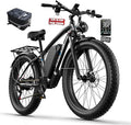 Ebike for Adults Electric, 52V 19.2Ah/32Ah, Peak 2000W/2500W E-Bike, 36/40MPH, 70 Miles/100Miles, Hydraulic Disc Brake, Off Road Snow Mountain E-Bike, 24"/26" Fat Tire Electric Bicycle UL2849 by SGS