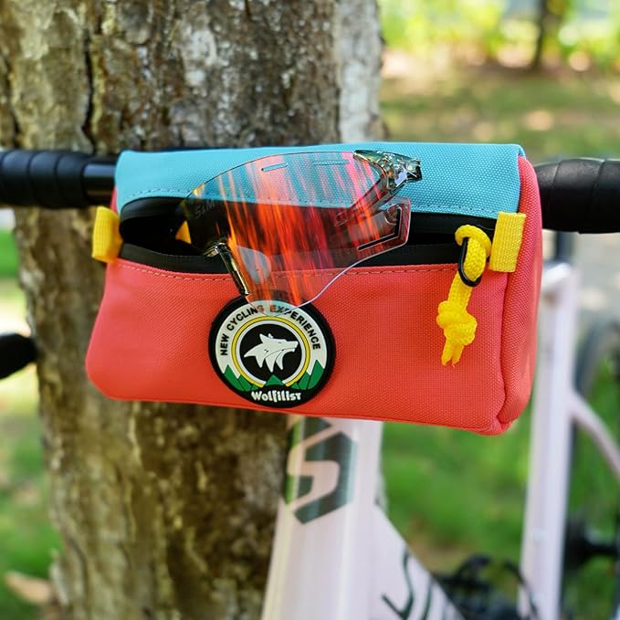 Bike Handlebar Bag,Kids Bicycle Front Basket Pack,Waterproof Bikes Bag,Small Bicycle Handle Bar Bag for Boys Girls Men Women