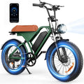 Electric Dirt Bike for Adults, 𝟰𝟬𝟬𝟬𝗪/𝟮𝟬𝟬𝟬𝗪 𝗣𝗲𝗮𝗸 27AH/18.2Ah Off-Road Motorcycle, 35MPH 65+ Mile Range, 19" Fat Tire, Hydraulic Brakes, APP & NFC Control