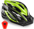 Bike Helmet Men Women, Shinmax Bicycle Helmet with Rear Light and Detachable Visor