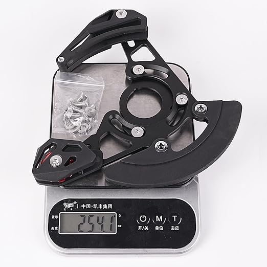 Mountain Bike Chain Guide Single Disc Bicycle Chain Container Compatible with 32T-38T Disc Rotor for MTB Mountain Bicycle