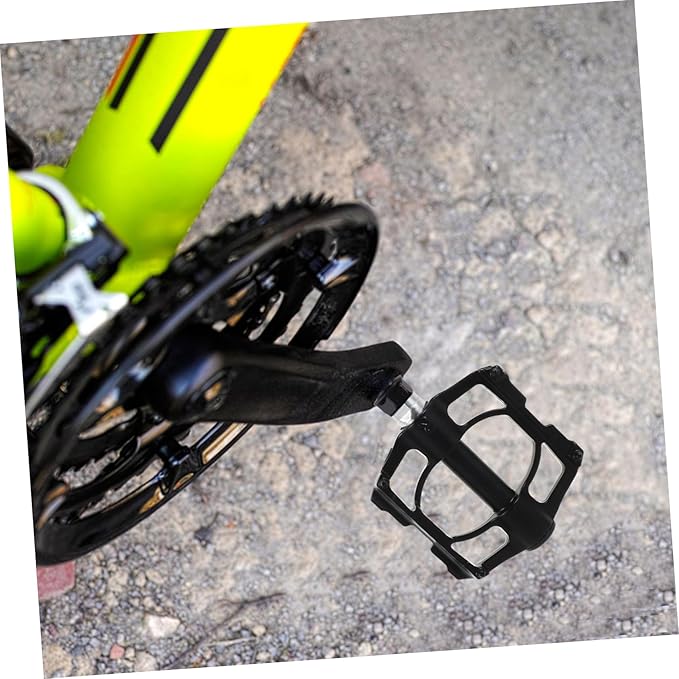BESPORTBLE 1pair Folding Bike Pedals Aluminum Alloy Compact and Portable Design Easy Installation Versatile for Mountain and City Cycling Non Slip Wide Flat Footrests