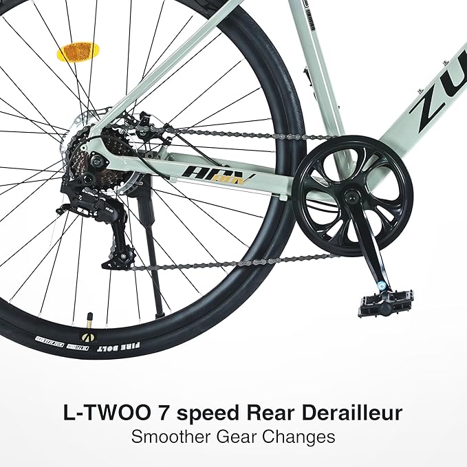 700C Road Bike 7 Speed Road Bike for Men and Women Aluminum Frame