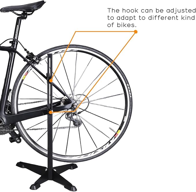 Bike Stand Floor, Seat Stay and Chain Stay Support Bicycle Stand Rack, Bike Stands for Indoor Storage